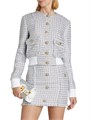 Balmain Buttoned Tweed Blouson Jacket 11013241