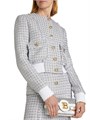 Balmain Buttoned Tweed Blouson Jacket 11013241