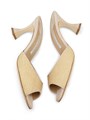 Женские мюли Manolo Blahnik Jadara 70MM из раффии с открытым носком и кожаной подошвой 11021218