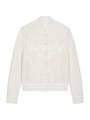 Молодёжная вязаная куртка Givenchy Varsity с вышивкой и эластичными манжетами, 50% полиамид, 50% хлопок 11008834