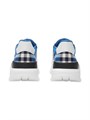 Кроссовки Burberry Check Low-Top с амортизирующей резиновой подошвой и шнурками 11011833