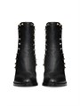 Кожаные ботильоны Valentino Garavani Rockstud с заклепками и каблуком 80 мм 11030366
