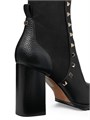 Кожаные ботильоны Valentino Garavani Rockstud с заклепками и каблуком 80 мм 11030366
