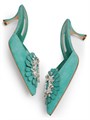 Шикарные замшевые мюли с декором 50MM от Manolo Blahnik 11028819