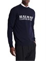 Мериносовый свитер Balmain с логотипом, длинными рукавами, производство Италия 11009248
