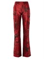 La Double J Итальянские жаккардовые штаны Saturday Night с силуэтом bootcut для создания эффектной фигуры 11025319