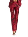 La Double J Итальянские жаккардовые штаны Saturday Night с силуэтом bootcut для создания эффектной фигуры 11025319