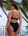 Бикини-топ с поддержкой закрытого бюста ASOS Curve, текстурированная ткань, регулируемые бретели 11011324