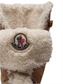 Водоотталкивающие ботинки Moncler Resile Trek из замши и искусственного меха на шнуровке, с подошвой высотой 8.5 см 11016380