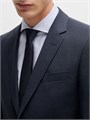 Слим-фит костюм из virgin wool Boss с двумя пуговицами, боковым шлицем и карманами на клапанах 11012737