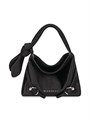 Givenchy Наносумочка из сатина в коллекции Voyou с бантом, 17.5 x 14 x 4 см, 72% вискоза, 28% шелк 11017763