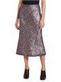 Юбка миди Sibyl из шуршащей смеси с сияющими пайетками и расклёшенным подолом, Dries Van Noten 11014669