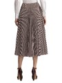 COLLECTION Ralph Lauren Миди-юбка Trivelas из тафты с плиссировкой и эластичным поясом, 100% полиэстер, сделано в Италии 11011925