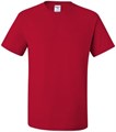 Ярко-красная футболка Jerzees Dri-Power Heavyweight Blend большого размера, 50% хлопок, 50% полиэстер 10022429