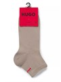 Двухпарные короткие носки от Hugo Boss из эластичного смесового материала для кроссовок 10043072