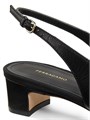 Туфли на каблуке Ferragamo Rivada из лаковой кожи с квадратным носом и пряжкой 11016378