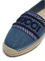 Эспадрильи Gucci из денима с кожаной подкладкой и резиновой подошвой Plain Spain 11025232
