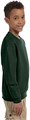 Молодёжный флисовый свитшот Jerzees 562B NuBlend с круглым вырезом, большой размер, лесной зелёный 10022427