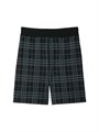 Шорты Burberry Relaxed Fit из растягивающегося хлопка с клетчатым узором и эластичным поясом 11025100