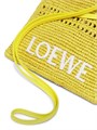 Loewe Сумка через плечо из раффии с затягивающимся верхом и логотипом, размер 16 см x 20 см 11009525