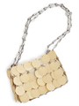 Paco Rabanne Сумка из легких дисков с цепочным ремнем, 17 x 11 x 3 см, вес 0,2 кг 11017359