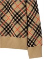 Кашемировый джемпер Burberry с узором Heritage Check и длинными рукавами, 100% кашемир, произведено в Италии 11019984