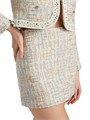 Твидовая мини-юбка трапецией Riley от Alice + Olivia с чистой линией талии и задней застежкой на молнии 10042943