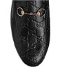 Мужские кожаные лоферы Princetown Horsebit GG с круглым носком и кожаной подошвой от Gucci 11024502