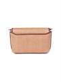 Akris Сумка Anouk из раффии и кожи с отстегивающимся плечевым ремнём, внутренним карманом на молнии и замком-блокировкой 11012973