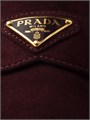 Женские замшевые мокасины Prada с кожаным верхом и резиновой подошвой 25 мм 11019512
