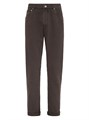 Джинсы Brunello Cucinelli leisure fit из мягкого денима, с пятью карманами, 100% хлопок, сделаны в Италии 11028542