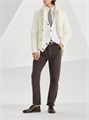 Джинсы Brunello Cucinelli leisure fit из мягкого денима, с пятью карманами, 100% хлопок, сделаны в Италии 11028542