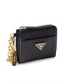 Prada Кошелек из сафьяновой кожи с цепочкой на руку и несколькими отделениями 11008447