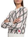 Свитер Argyle от Burberry из 100% хлопка с круглым вырезом и длинными рукавами 11012374