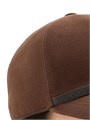 Brunello Cucinelli Блестящая бейсболка из натуральной замши с регулируемой застёжкой 11014176