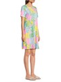 Lilly Pulitzer Яркое платье Cody Delight из хлопкового джерси с короткими рукавами и цветочным принтом 11023367