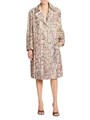 Dries Van Noten Ricca Sequined Snakeskin-Print Cotton Coat 11030730
