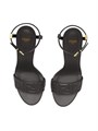 Кожаные сандалии Delfina 95MM от Fendi с открытым носком и декоративной застежкой 11019117