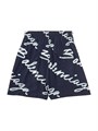 Шорты для сна Balenciaga с принтом Scribble из вискозного поплина, со средней талией, Италия 11015393