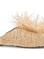 Женские шлепанцы Raffia Palm от Jil Sander с уникальным верхом и кожаной подошвой 11026221