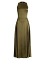 COLLECTION Ralph Lauren Миди-платье Sienna из мягкого атласа от коллекции Ralph Lauren с рюшами и без рукавов 11027441