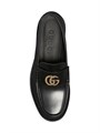 Лоферы Gucci Princetown из кожи со круглым носком и кожаной подошвой, произведены в Италии 11024481