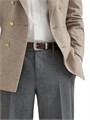 Штаны из английской фланели из новой шерсти Brunello Cucinelli с итальянским кроем и карманами 11016200