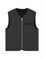 Многофункциональный мужской жилет Givenchy с монограммой 72, без рукавов, с карманами и застежкой на молнии, выполненный из смешанных тканей 11025424