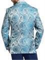 Robert Graham Шелковый жаккардовый костюмный пиджак Aqua Bloom с узором пейсли, классический крой, 51% шелк 11028226