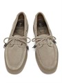 Лоферы из замши с круглым носом и кожаной подкладкой от Brunello Cucinelli, изготовленные в Италии 11025326