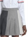 Мини-юбка с плиссировкой из шерсти Thom Browne с изысканным дизайном и итальянским качеством 11009724