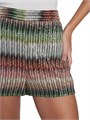 Женские вязаные шорты Missoni с пайетками и фирменным зигзагообразным узором, Италия 11020658