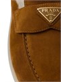 Лоферы из замши Prada с овечьим подкладом и резиновой подошвой 25 мм 11024830