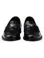 Гладкие кожаные лоферы Prada с элегантными деталями и каблуком высотой 25 мм 11025657
